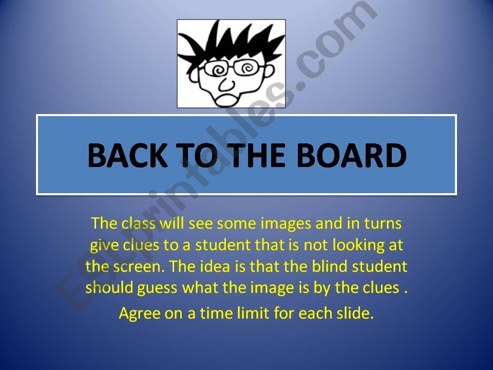 BACK TO THE BOARD 1 powerpoint