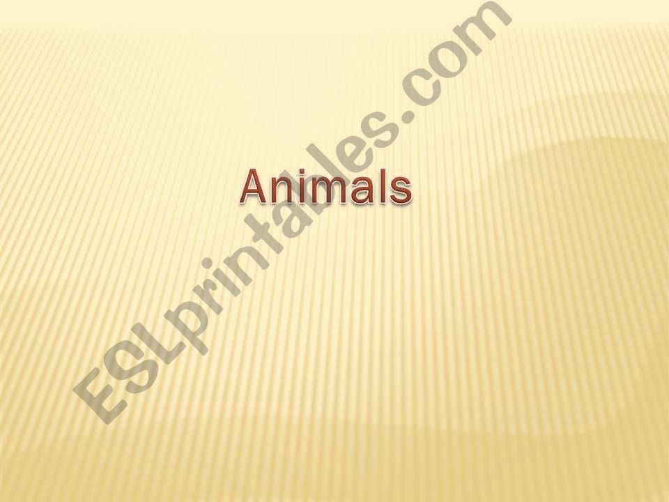 Farm animals powerpoint