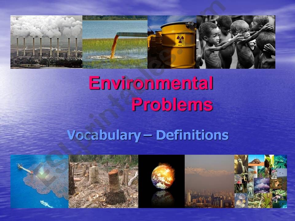 environmental problems powerpoint
