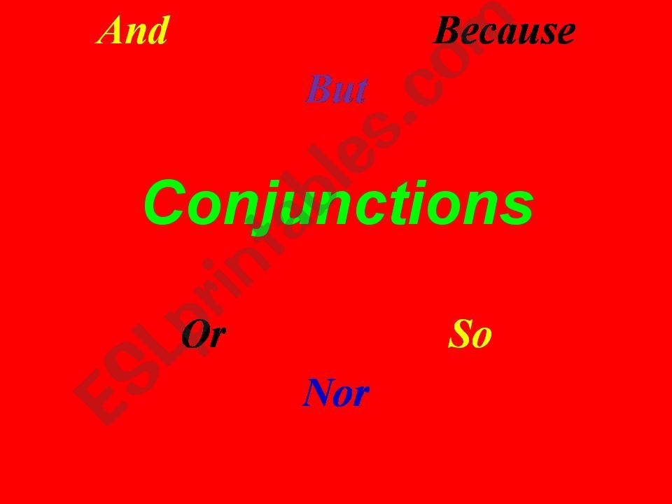 Conjuction powerpoint