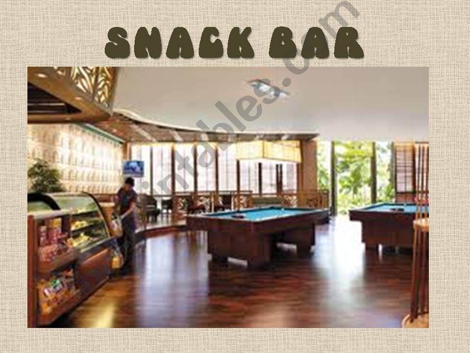 Menu at a snack bar and money powerpoint