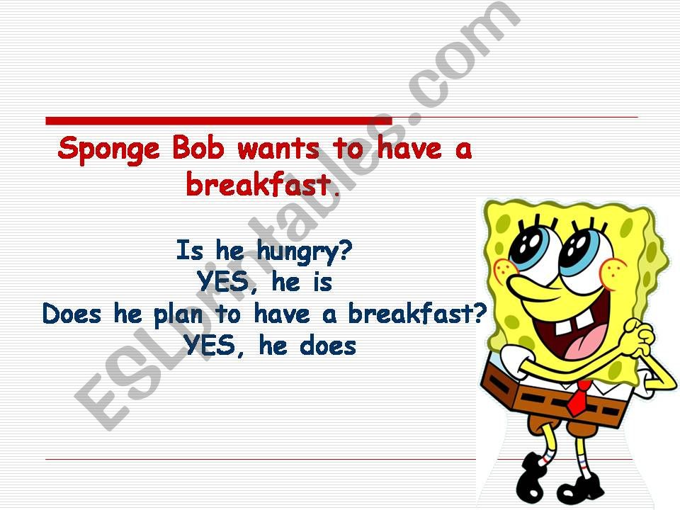 the spongebob powerpoint