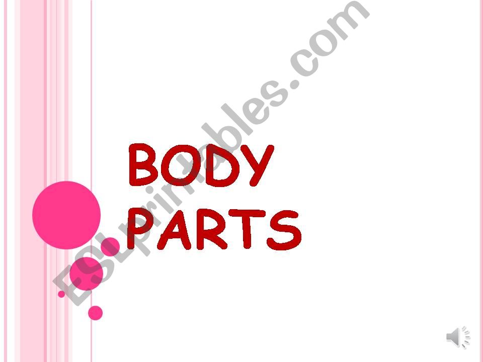 MY BODY :) powerpoint