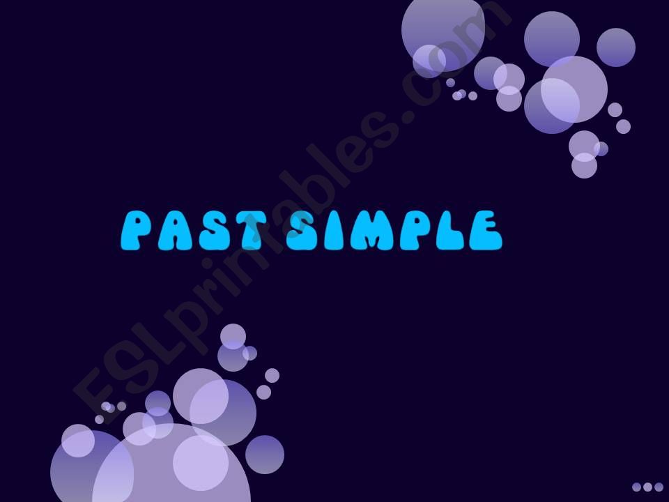 past simple with lots of exercises part 2
