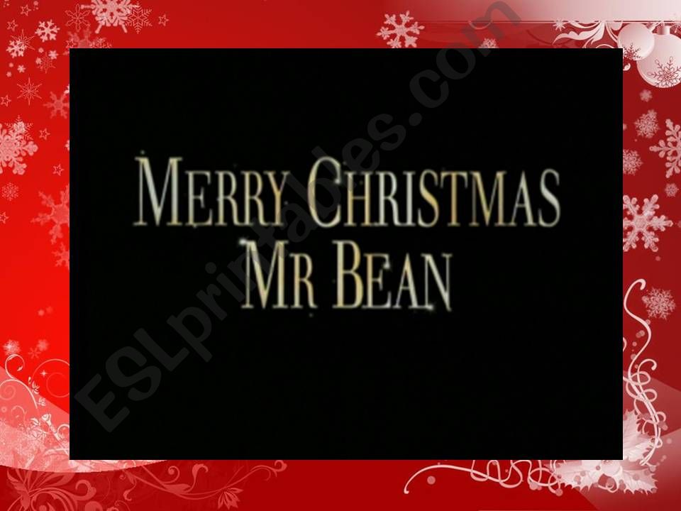 Merry Christmas MR BEAN! powerpoint