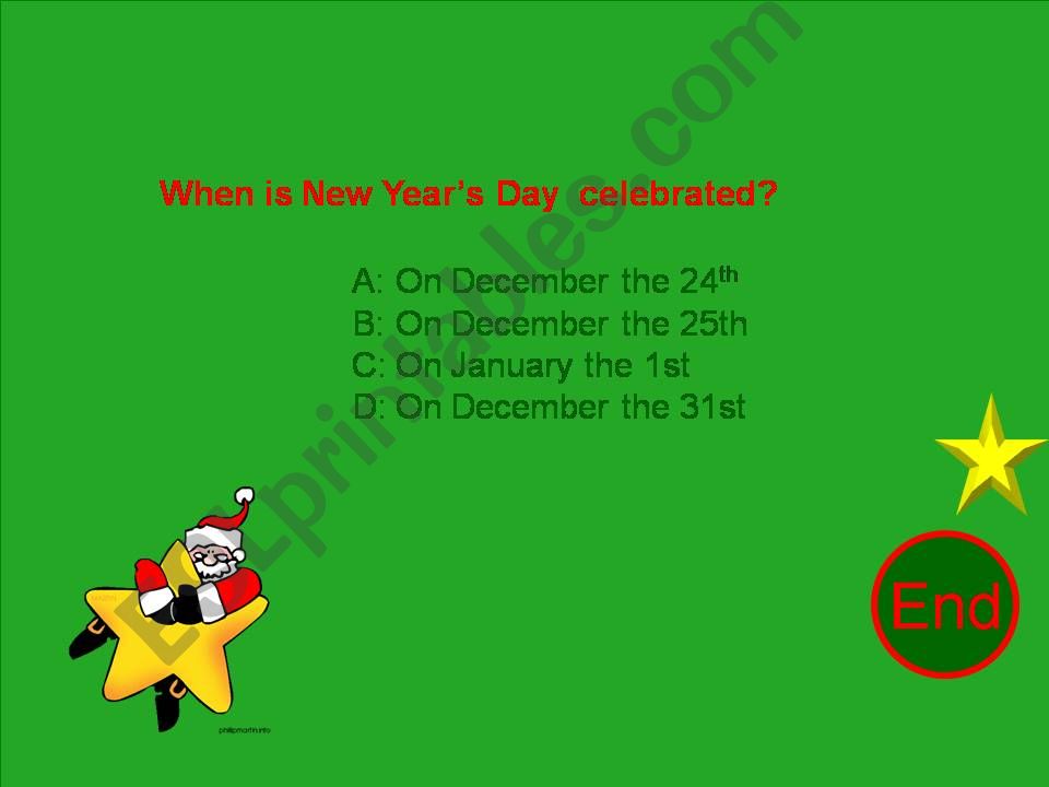 Xmas Quiz Part 3 powerpoint