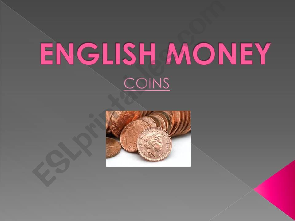 English Money powerpoint