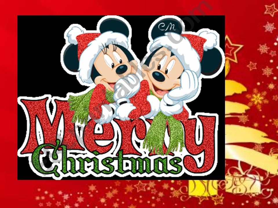 MERRY CHRISTMAS with disney part 1