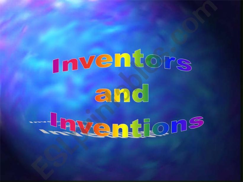 Inventors and inventions /passive voice