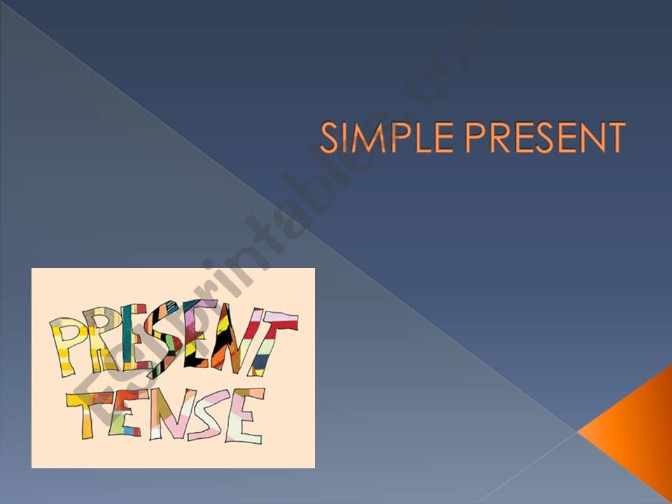 Simple Present Exercise powerpoint