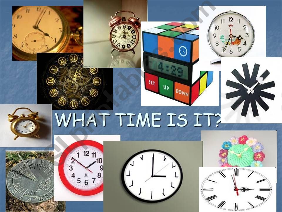 What time is it ? powerpoint