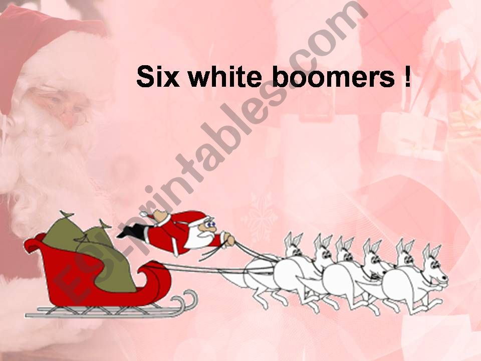 Six White boomers powerpoint