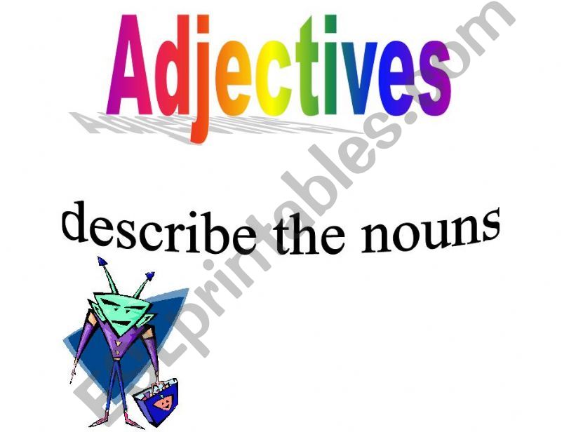 Adjectives powerpoint