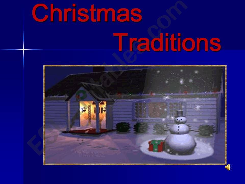 Christmas Traditions powerpoint