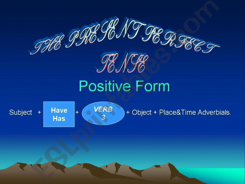 present perfect powerpoint