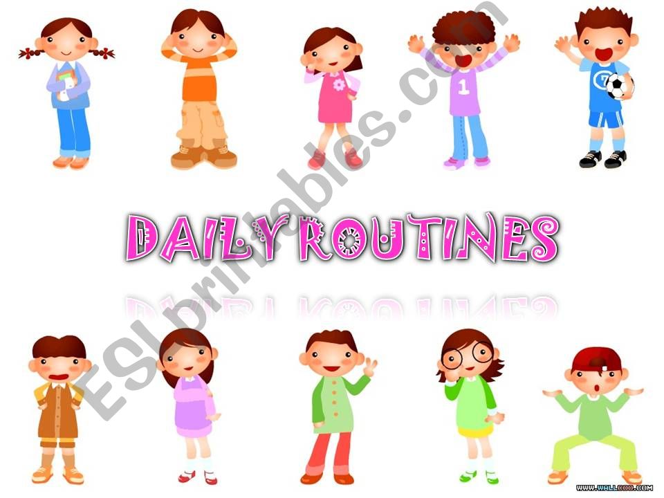 daily routines powerpoint