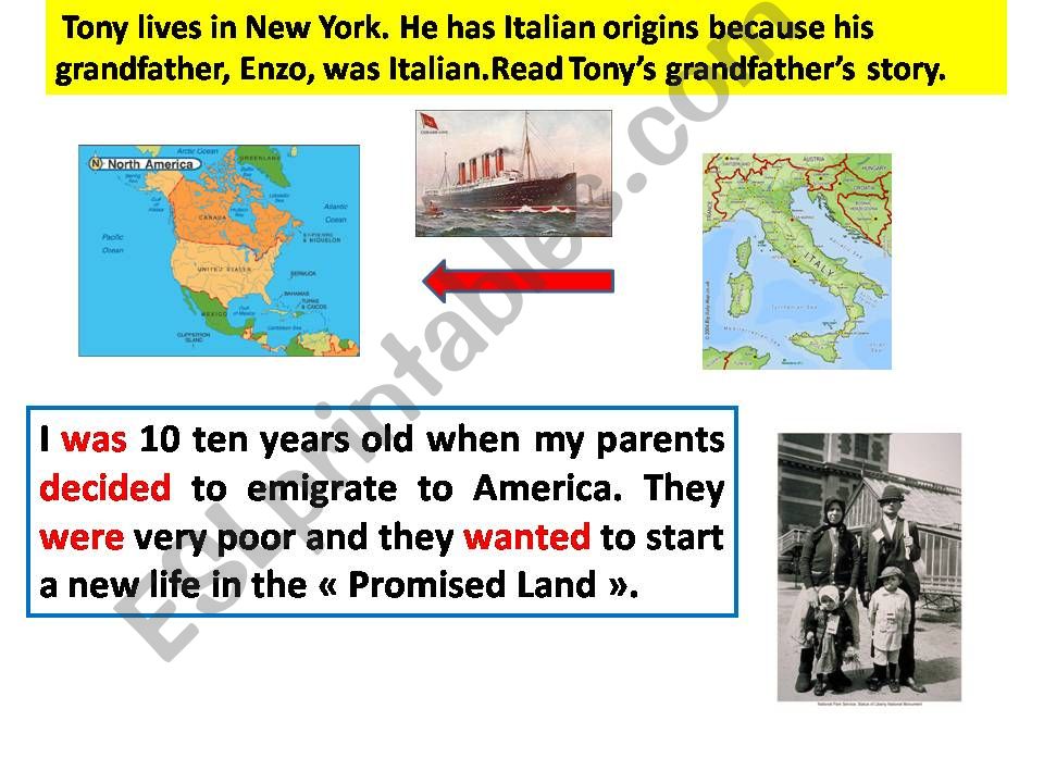 Tonios story powerpoint