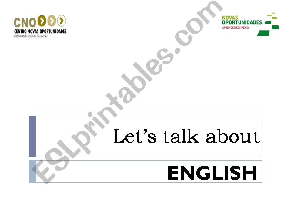 Speaking english powerpoint