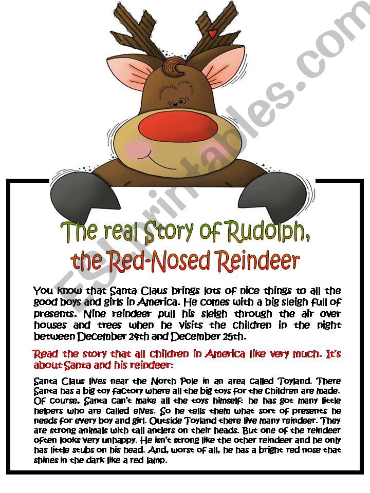 The real story of Rudolph, the red-nosed reindeer