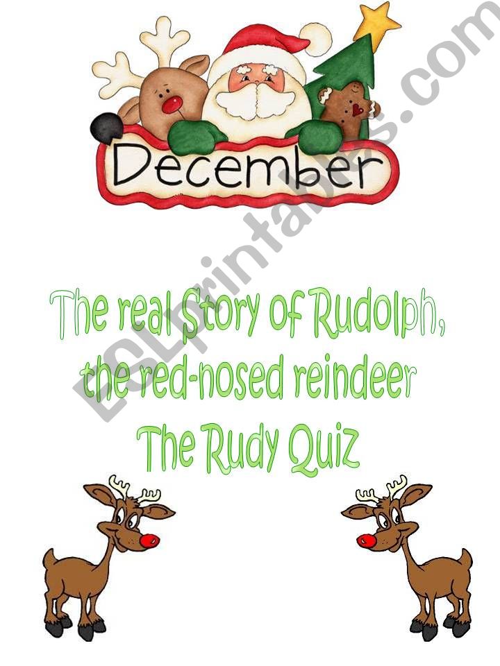 The real story of Rudolph, the red-nosed reindeer 