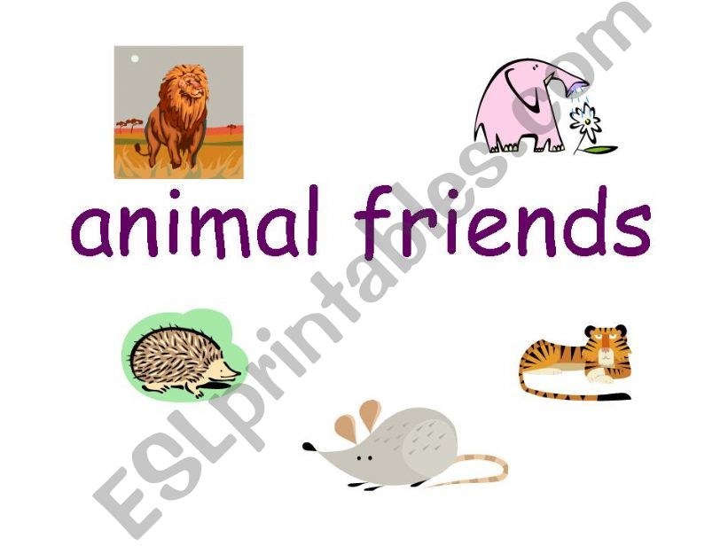 ANIMALS PPT powerpoint