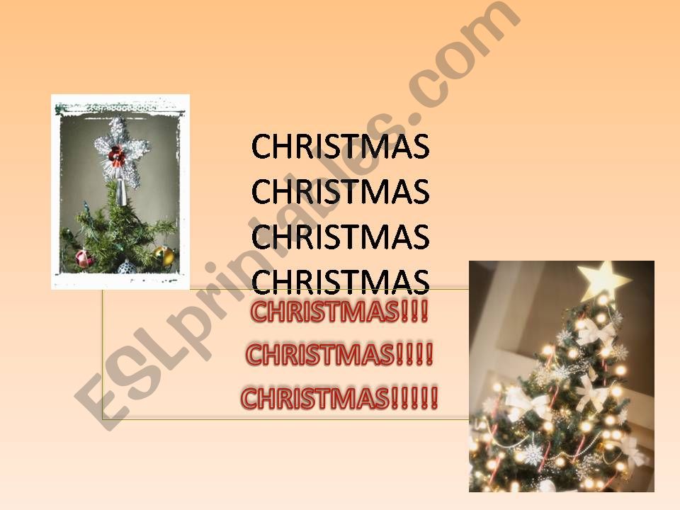 CHRISTMAS TO THE WORLD powerpoint