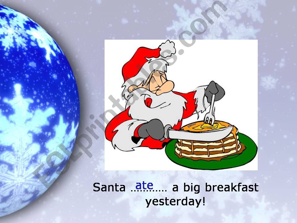 Simple Past or Present Perfect with Santa 