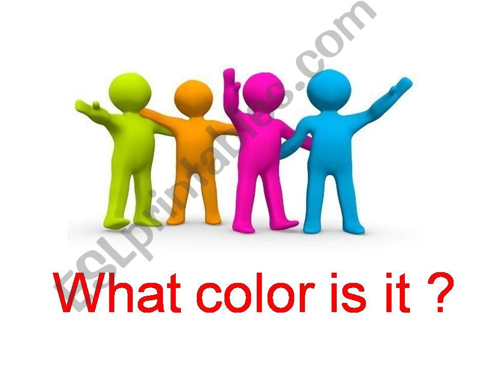What Color Is It? powerpoint