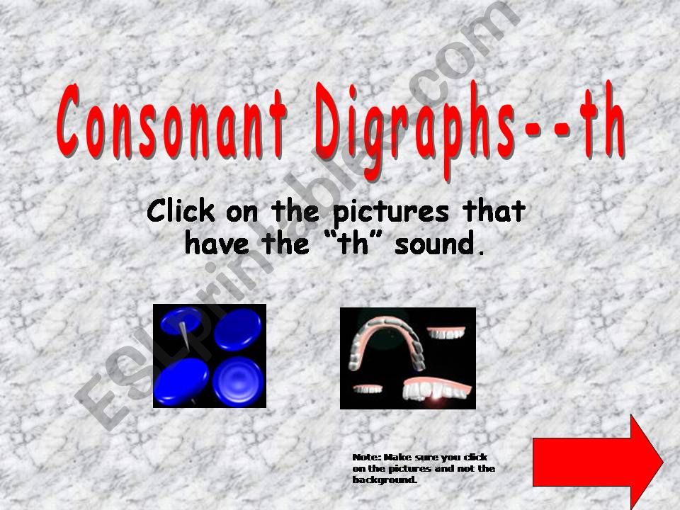 consonant-th powerpoint