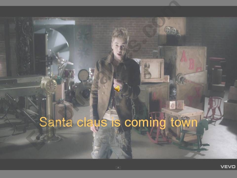 Santa Claus Is Coming To Town powerpoint