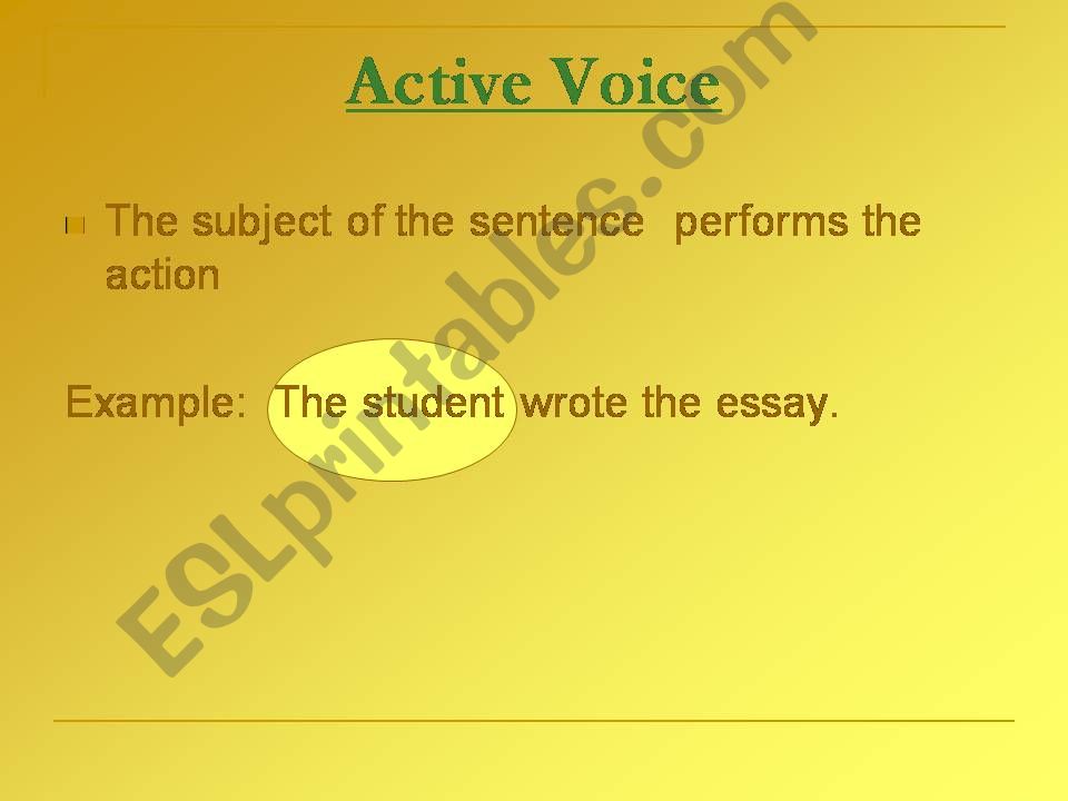 Passive voice powerpoint