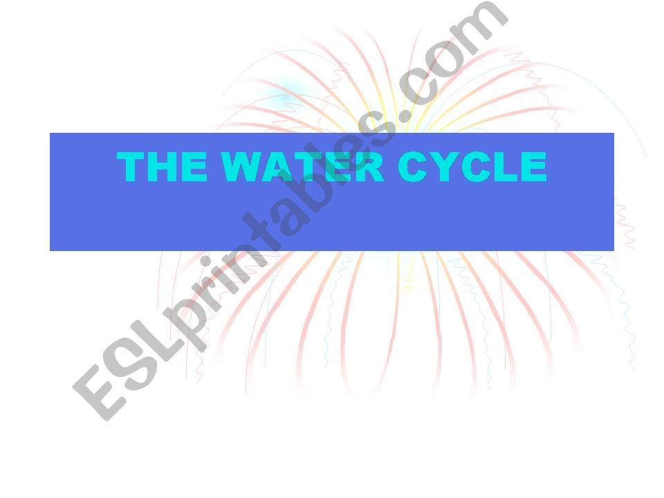 THE WEATER CYCLE powerpoint