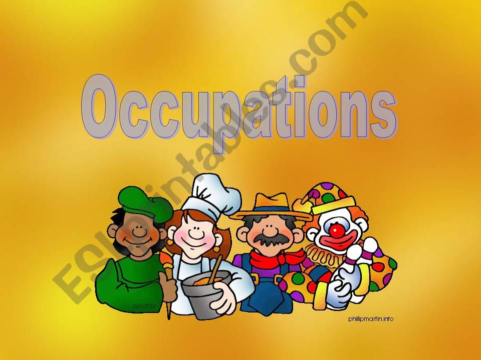 Occupations powerpoint