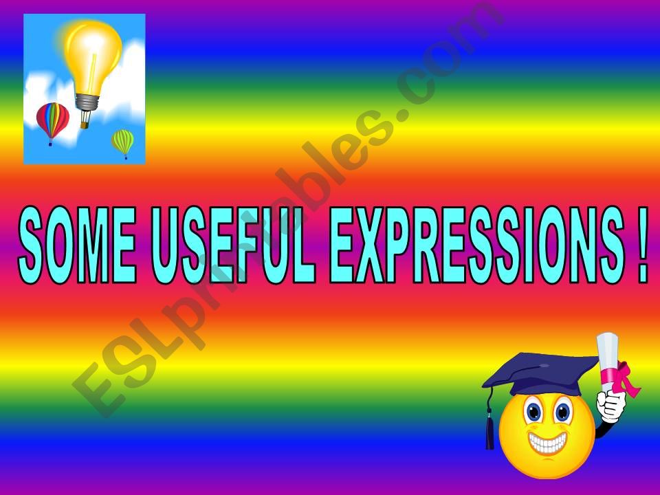 Useful expressions powerpoint