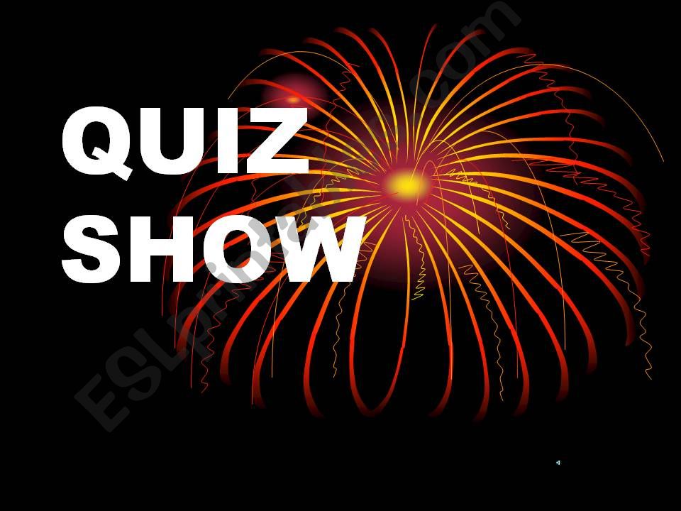 QUIZ SHOW-GERUNDS-INFINITIVES powerpoint