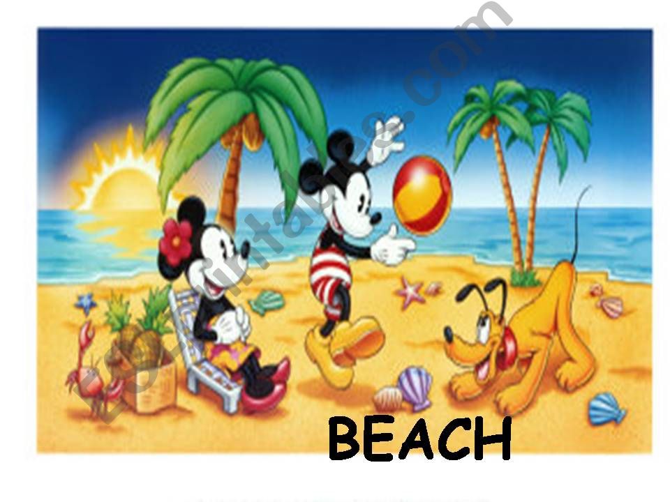 THE SEA with disney 2 powerpoint