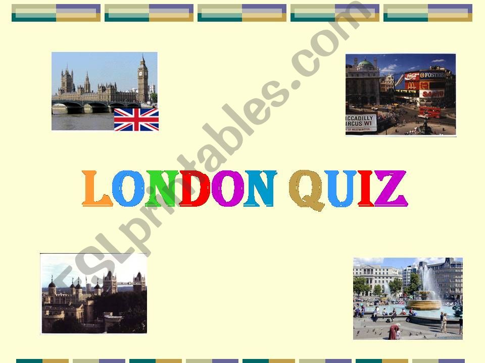 London Quiz powerpoint