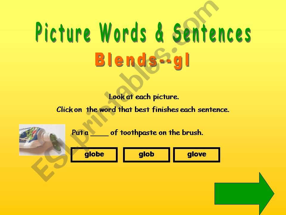 Blends--gl powerpoint