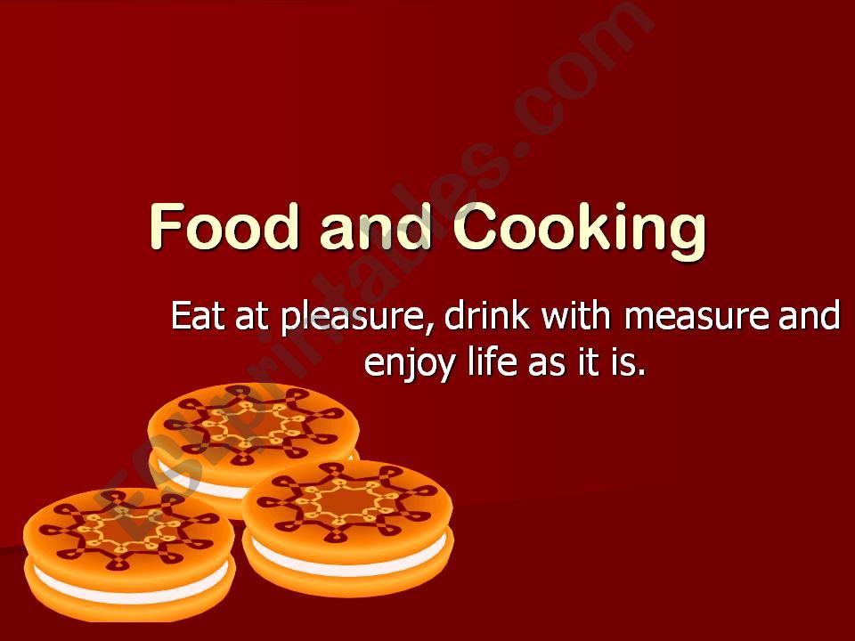 Food and cooking powerpoint