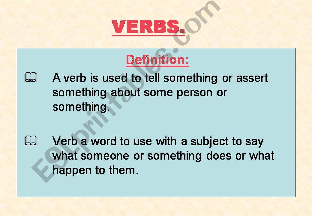 An introduction on basic be verbs