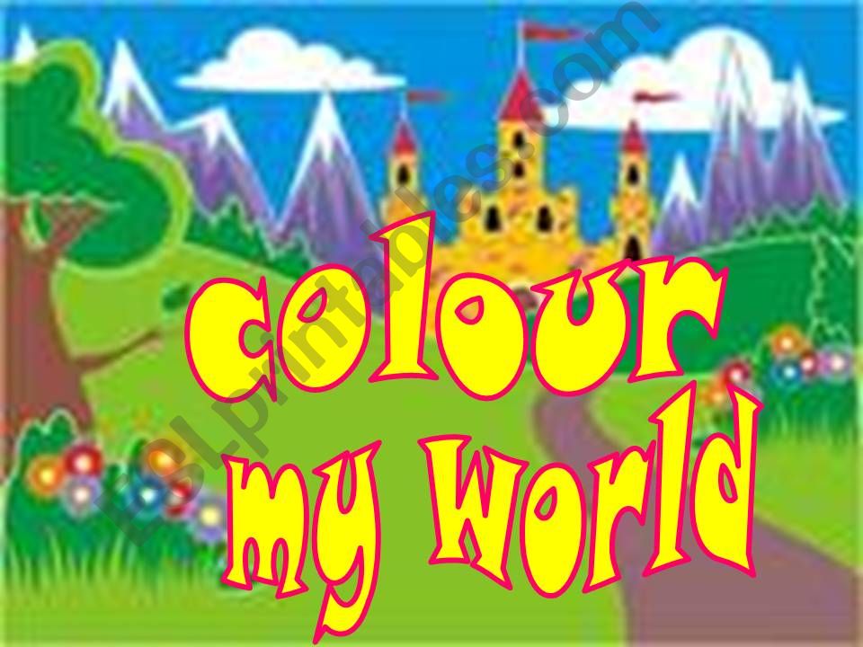 colour my world powerpoint