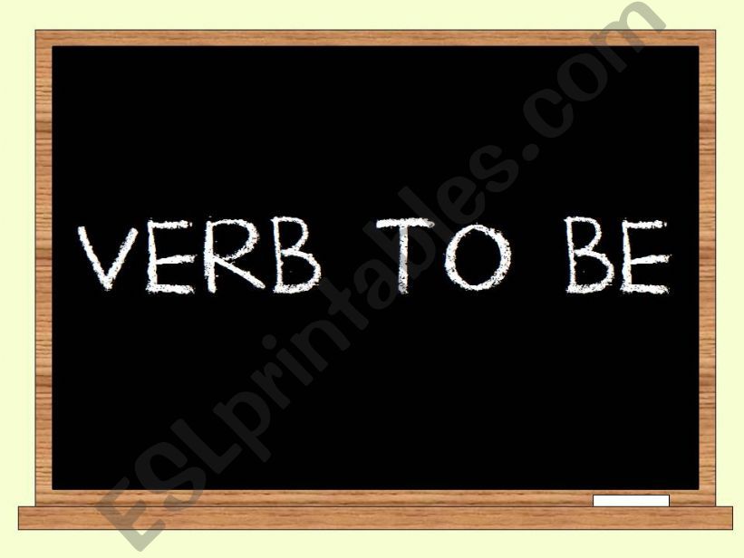 Verb TO BE powerpoint