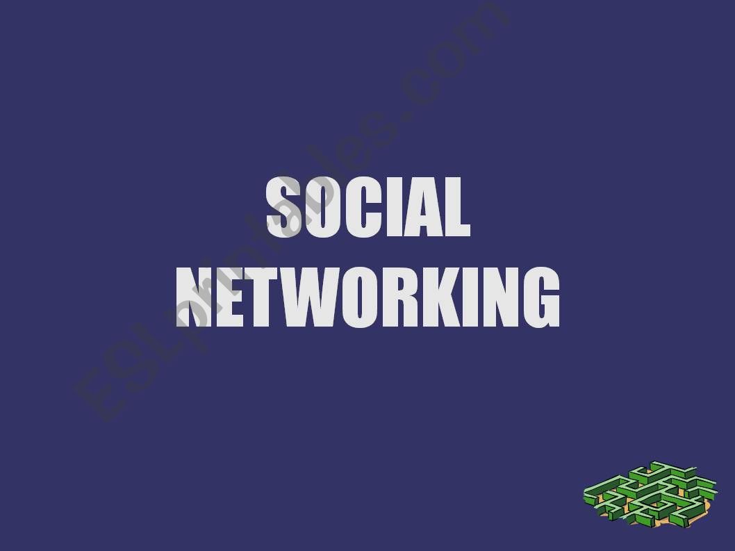 Social Networking powerpoint