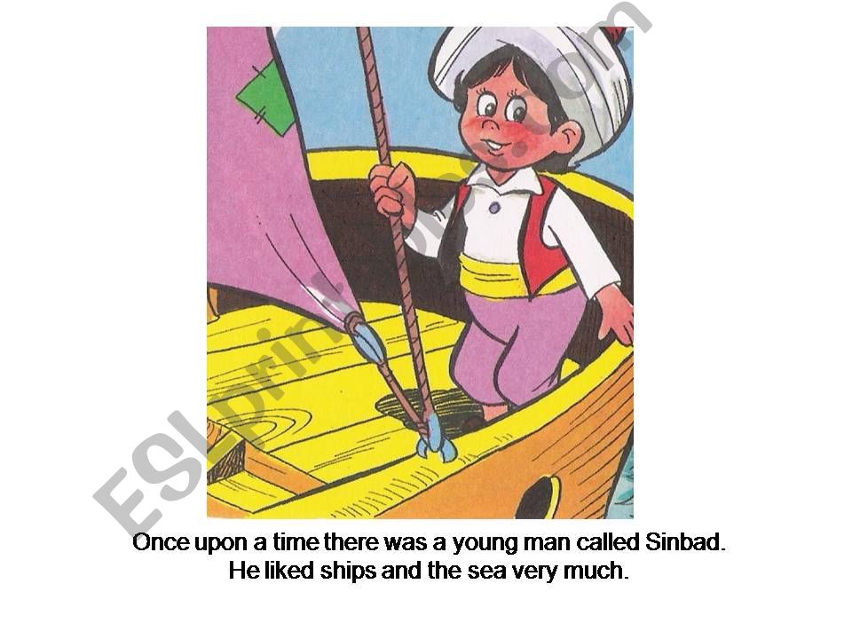 SINBAD STORY FLASHCARDS powerpoint