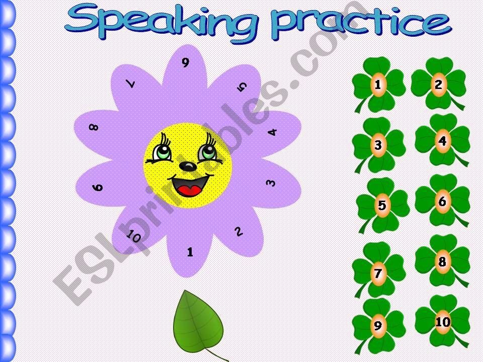 speaking practice powerpoint
