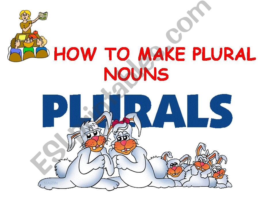 how to make plural nouns powerpoint