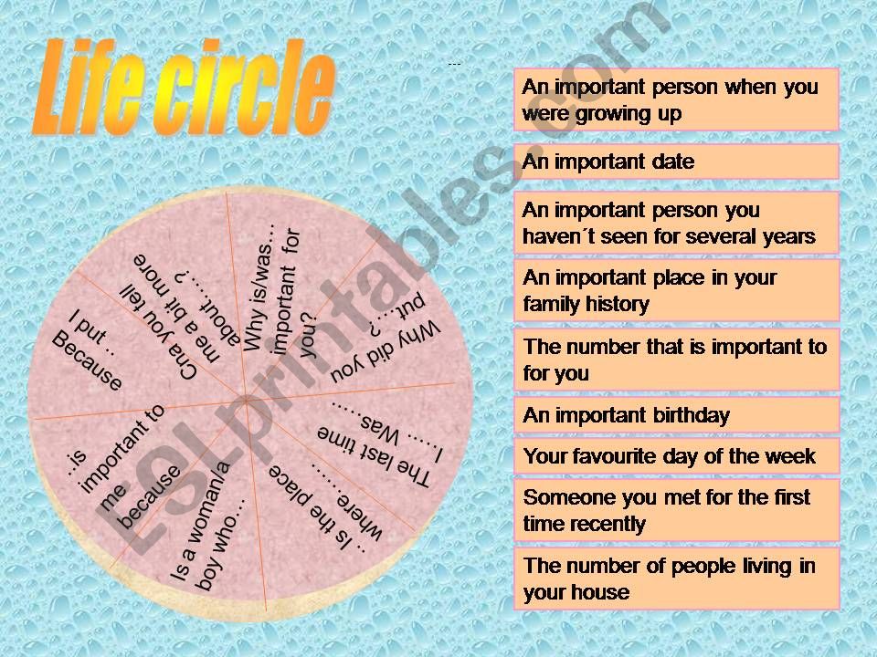 Life circle powerpoint