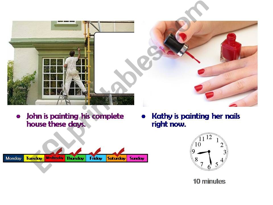 Present Continuous Extended Time