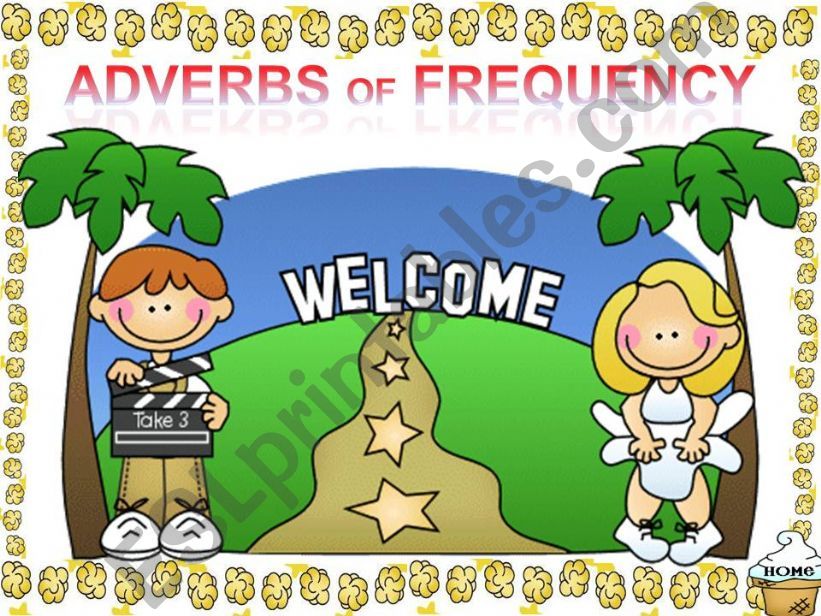 FREQUENCY ADVERBS (GAME) powerpoint