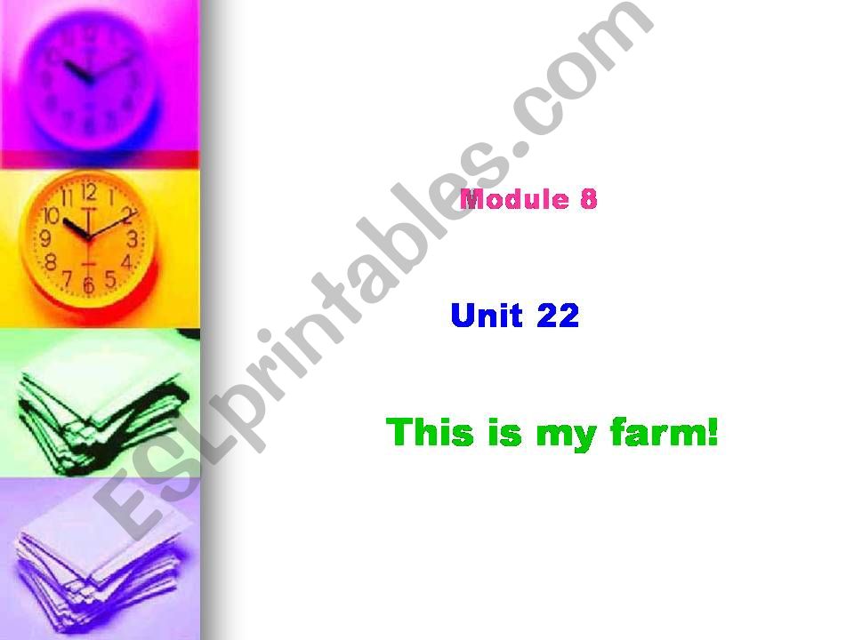 Farm animals and comparatives powerpoint